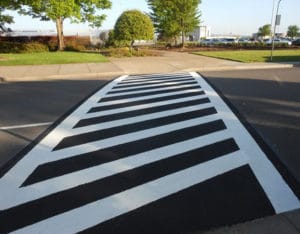 a crosswalk across a street