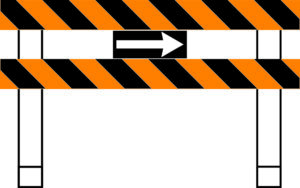 WD-116-1L Highway Barricade Left - Ab Spec