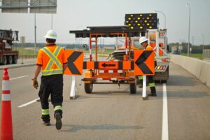 Lane Closure Set Up