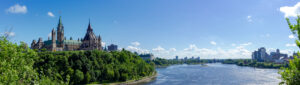 a view of ottawa from the river